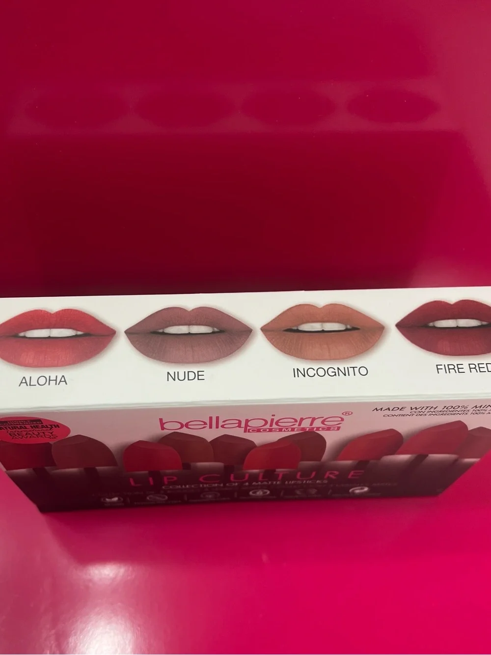 Bellapierre Lip Culture Matte Lipstick Set - Red & Nude